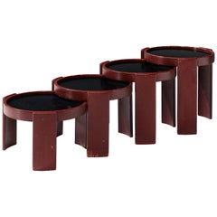 Gianfranco Frattini Set of Four '780' Nesting Tables