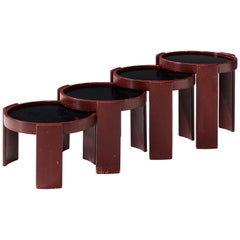 Gianfranco Frattini Set of Four '780' Nesting Tables