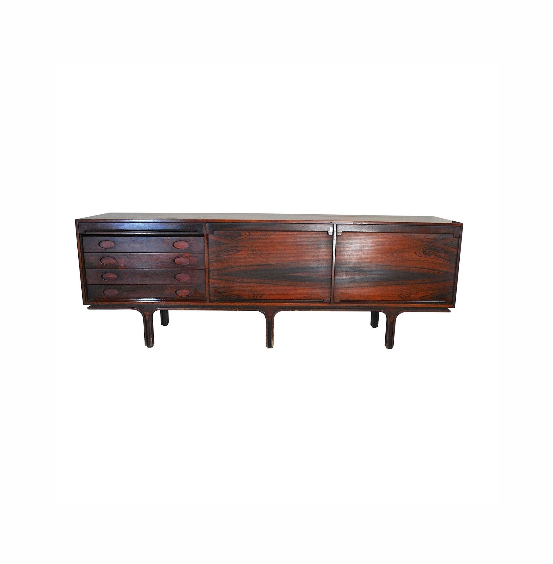 Gianfranco Frattini Sideboard 503 for Bernini, 1960s In Good Condition In bari, IT