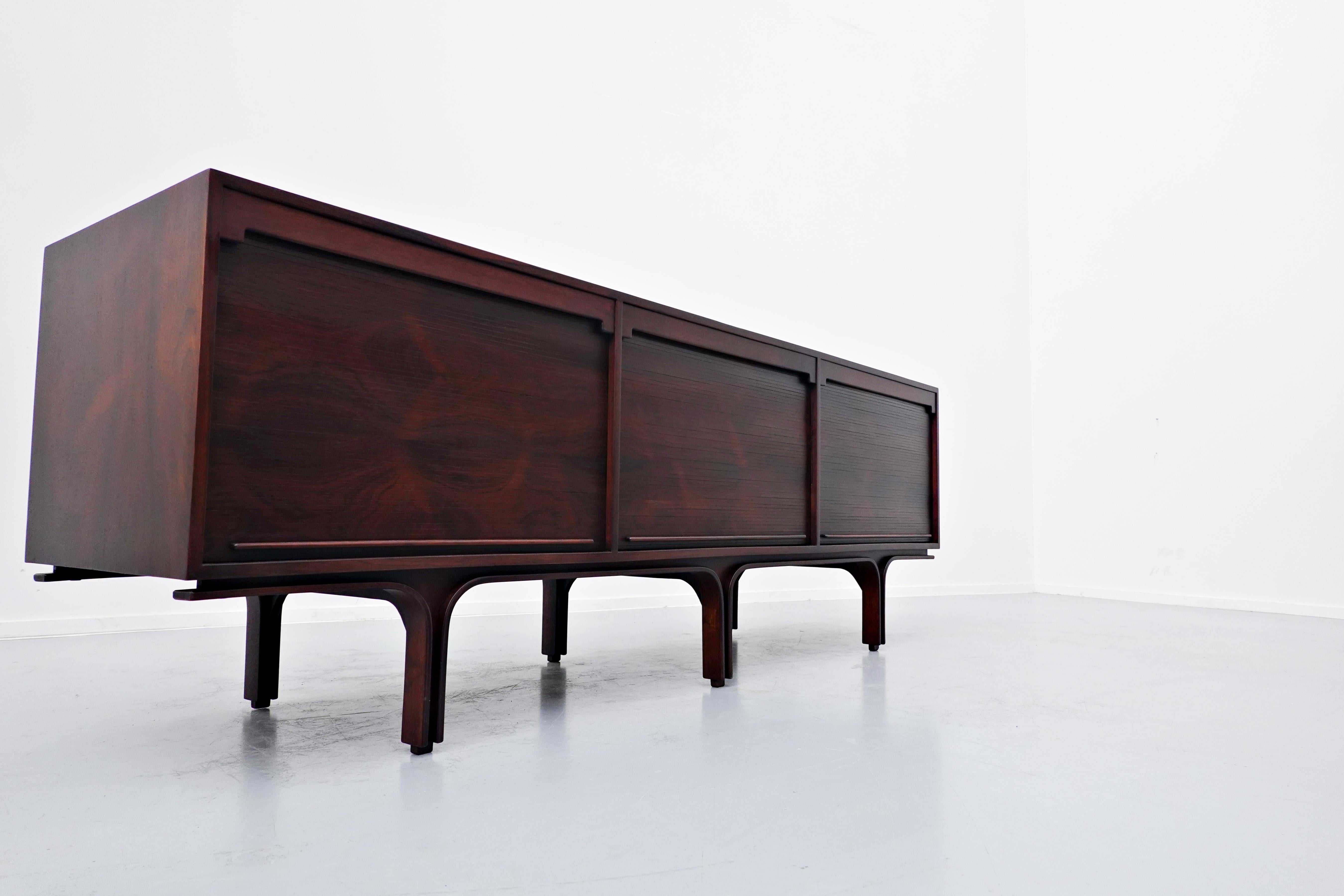 Wood Mid-Century Modern Gianfranco Frattini Sideboard for Bernini, 1960s