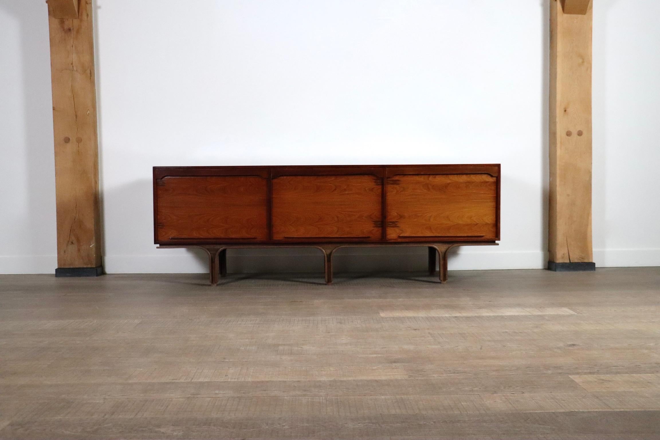 Legno Credenza Gianfranco Frattini per Bernini 1957 in vendita