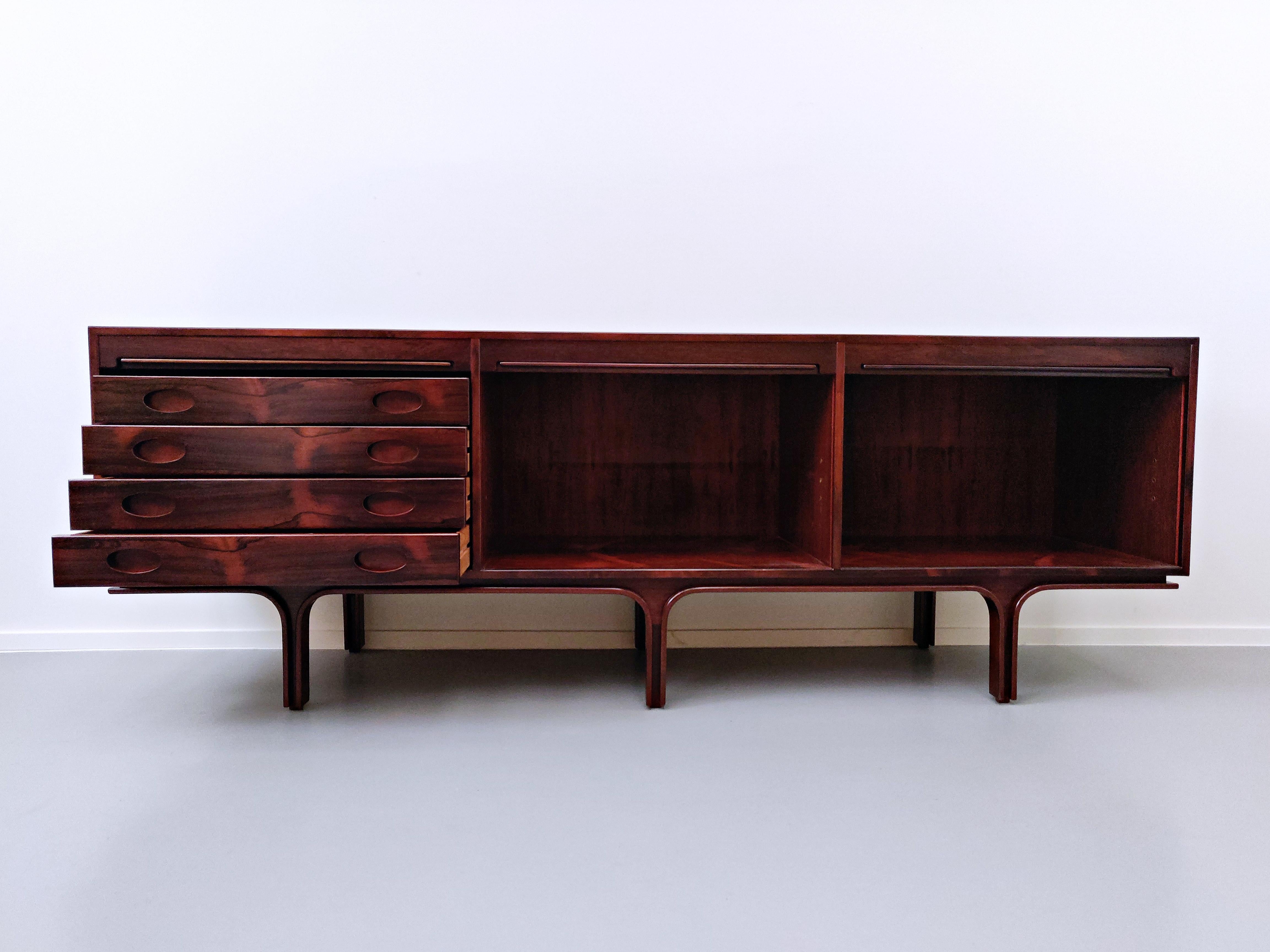 Gianfranco Frattini Sideboard for Bernini, Italy, 1960s In Good Condition In Brussels, BE