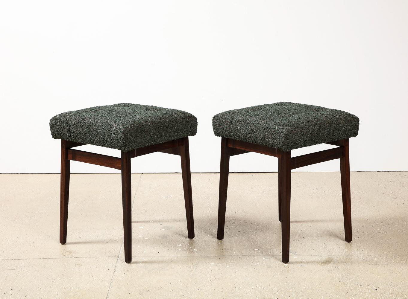 Gianfranco Frattini Stools In Good Condition For Sale In New York, NY