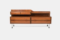 Gianfranco Frattini Wood Chest of Drawers Italian 1960s Sideboard