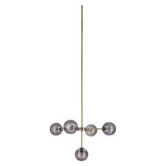 21st Century Douglas Chandelier in Brass and Glass by Gianfranco Ferré Home