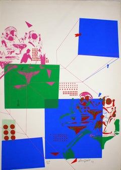 Prospective - Lithograph by Gianfranco Langatta - 1972