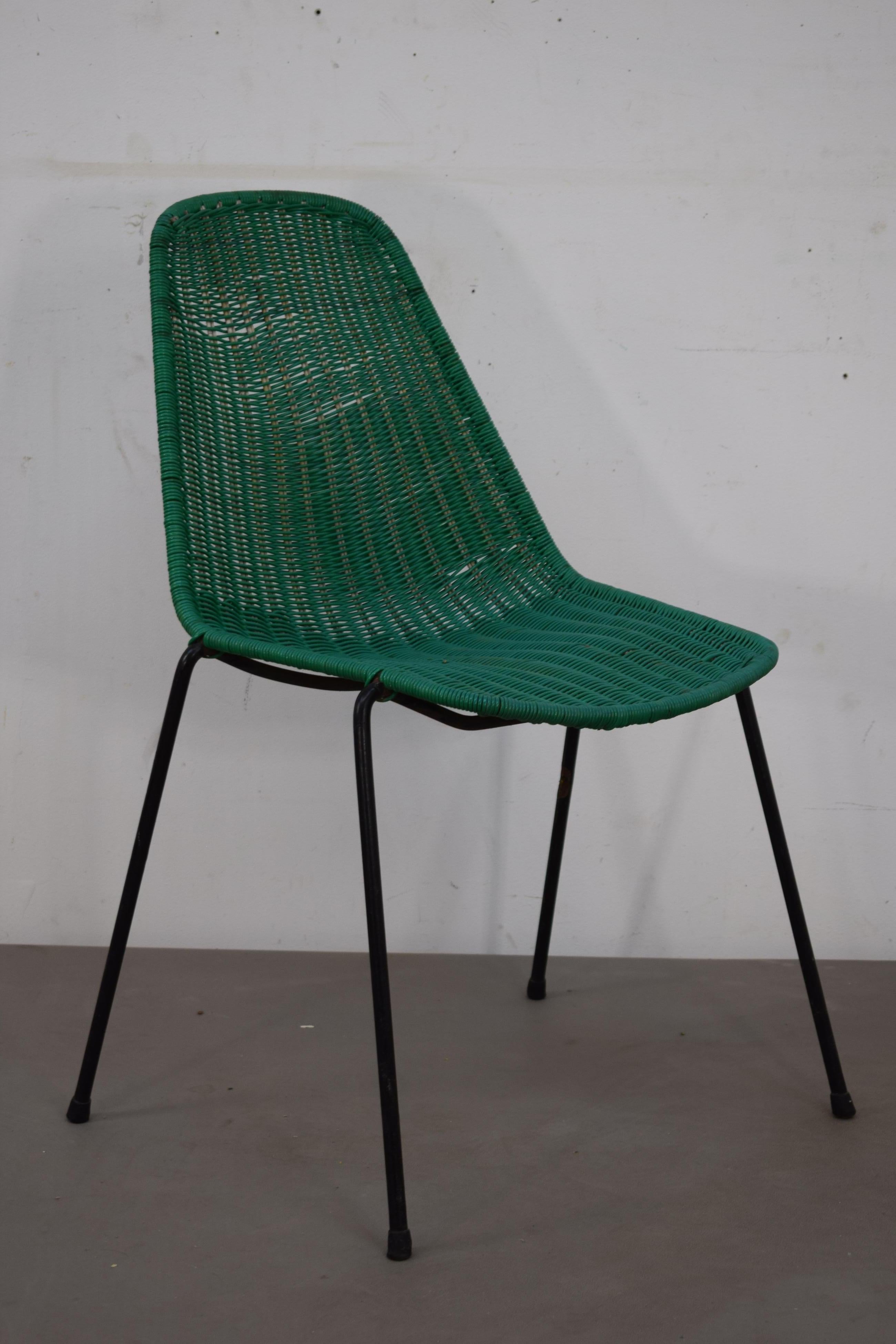 Mid-Century Modern Ensemble de deux chaises de Gianfranco Legler, années 1960 en vente