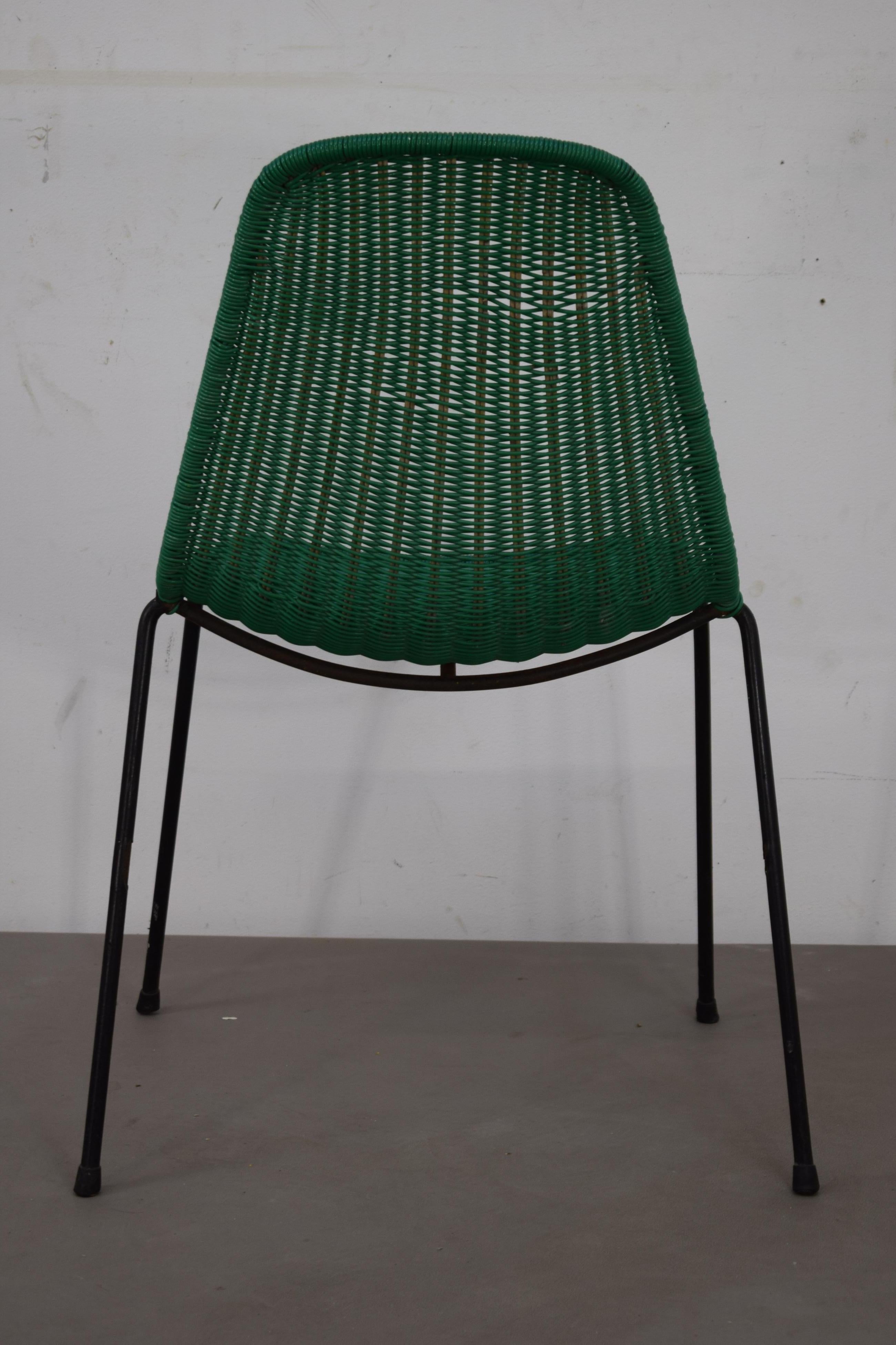 Gianfranco Legler, Satz von zwei Stühlen, 1960er-Jahre im Zustand „Gut“ im Angebot in Palermo, PA