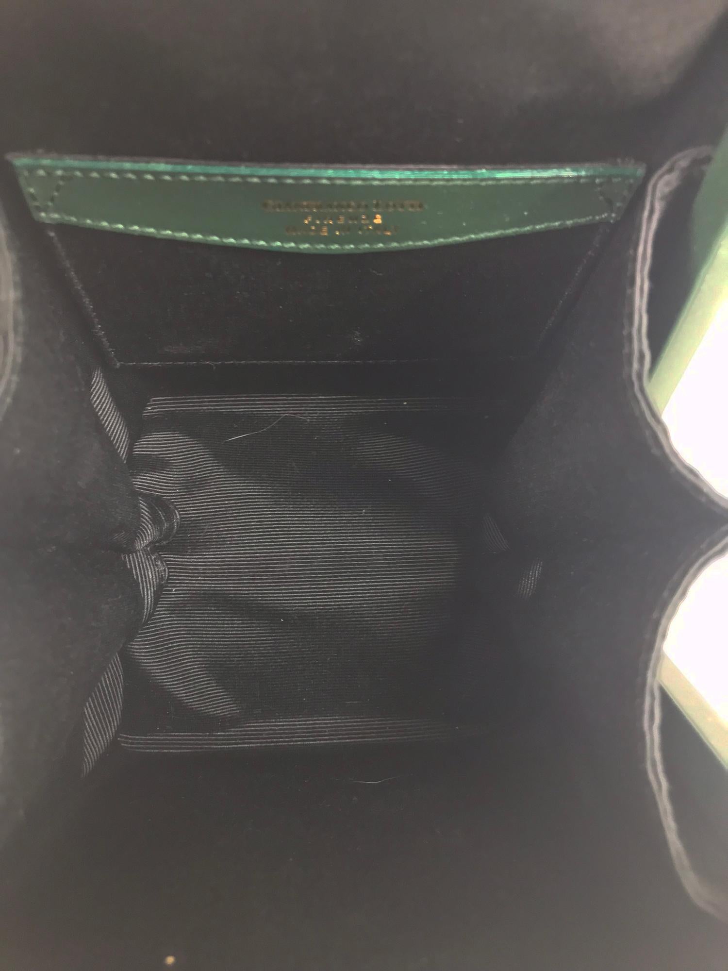 Women's Gianfranco Lotti Firenze Forest Green Leather Handbag