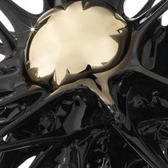 Rare Kinetic Italian Bronze sculpture, with Black patin "Stella del Sud"