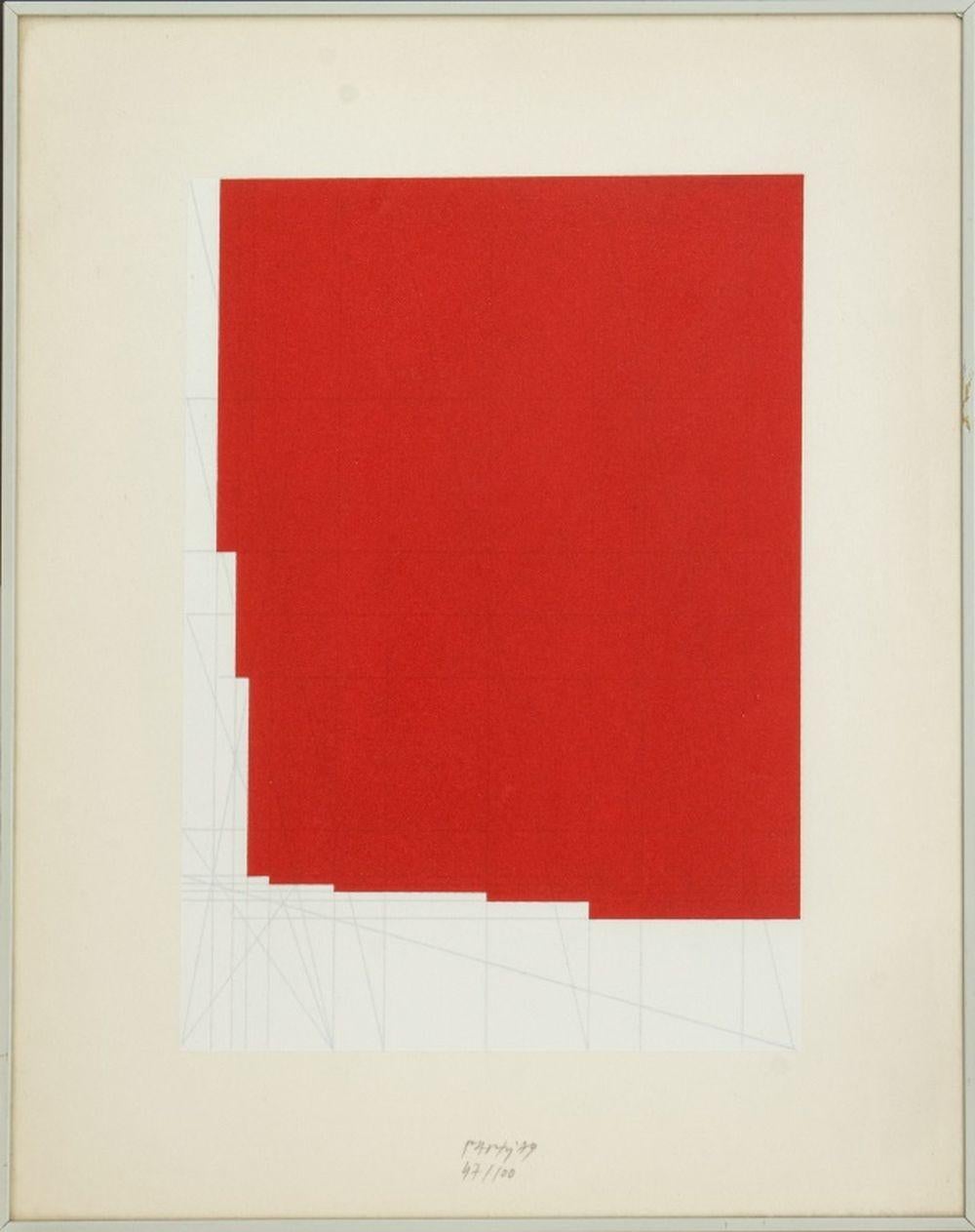 Abstract Print Gianfranco Pardi - "Architettura" [Architecture]