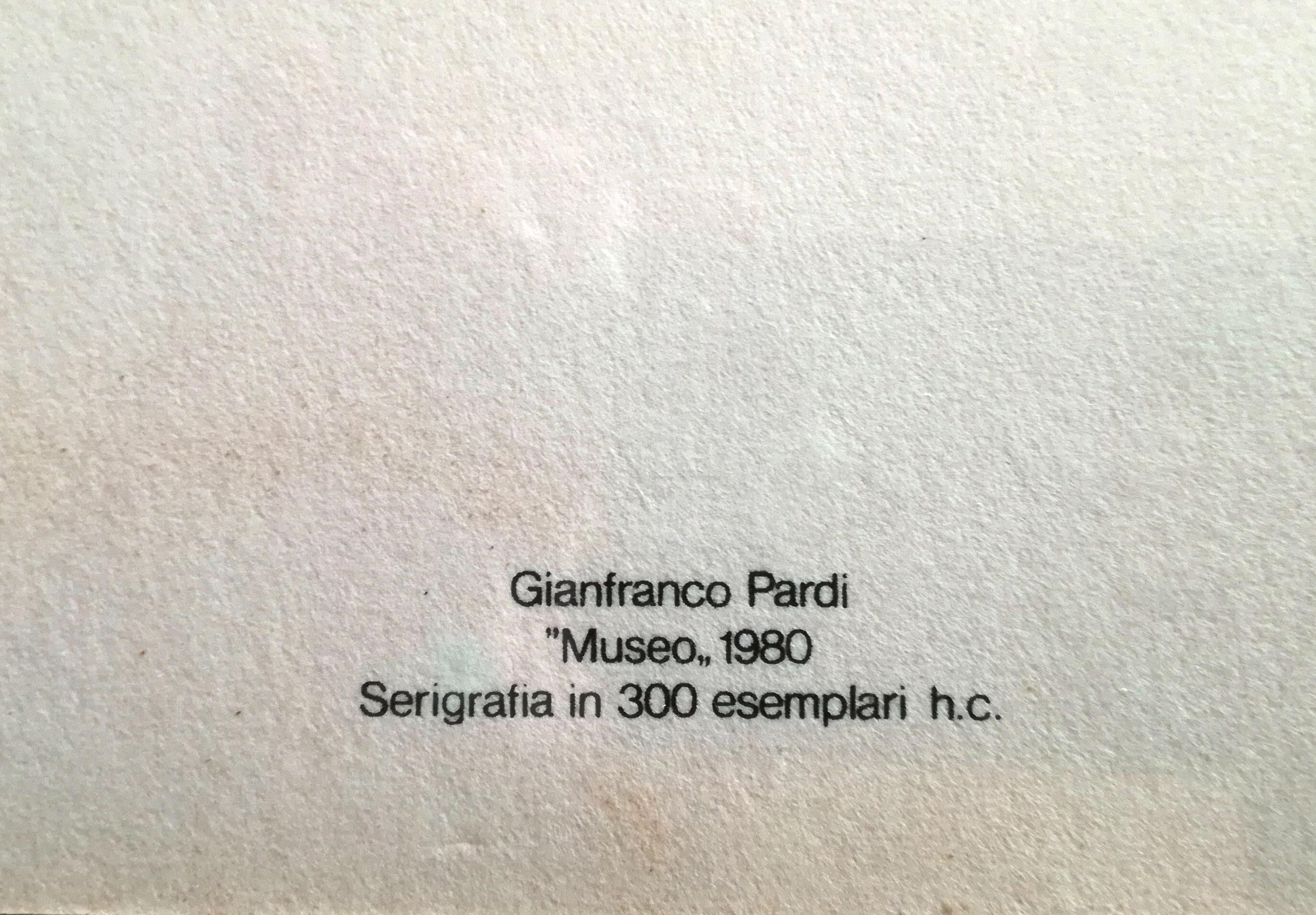 Modern Gianfranco Pardi, serigraphy. 
