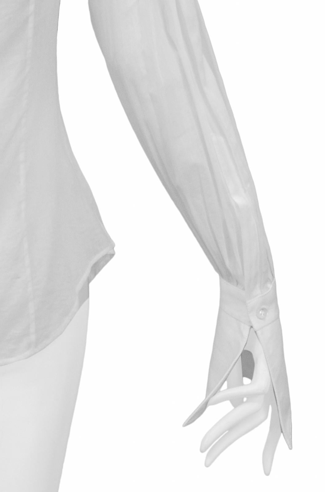 Gianfranco - Chemise en coton blanc avec pompons Pour femmes en vente
