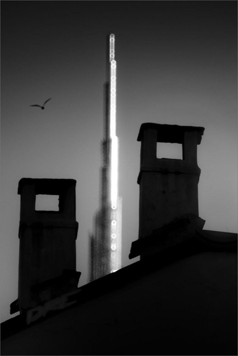 Giangiacomo Rocco di Torrepadula Black and White Photograph - Cages /Milano 