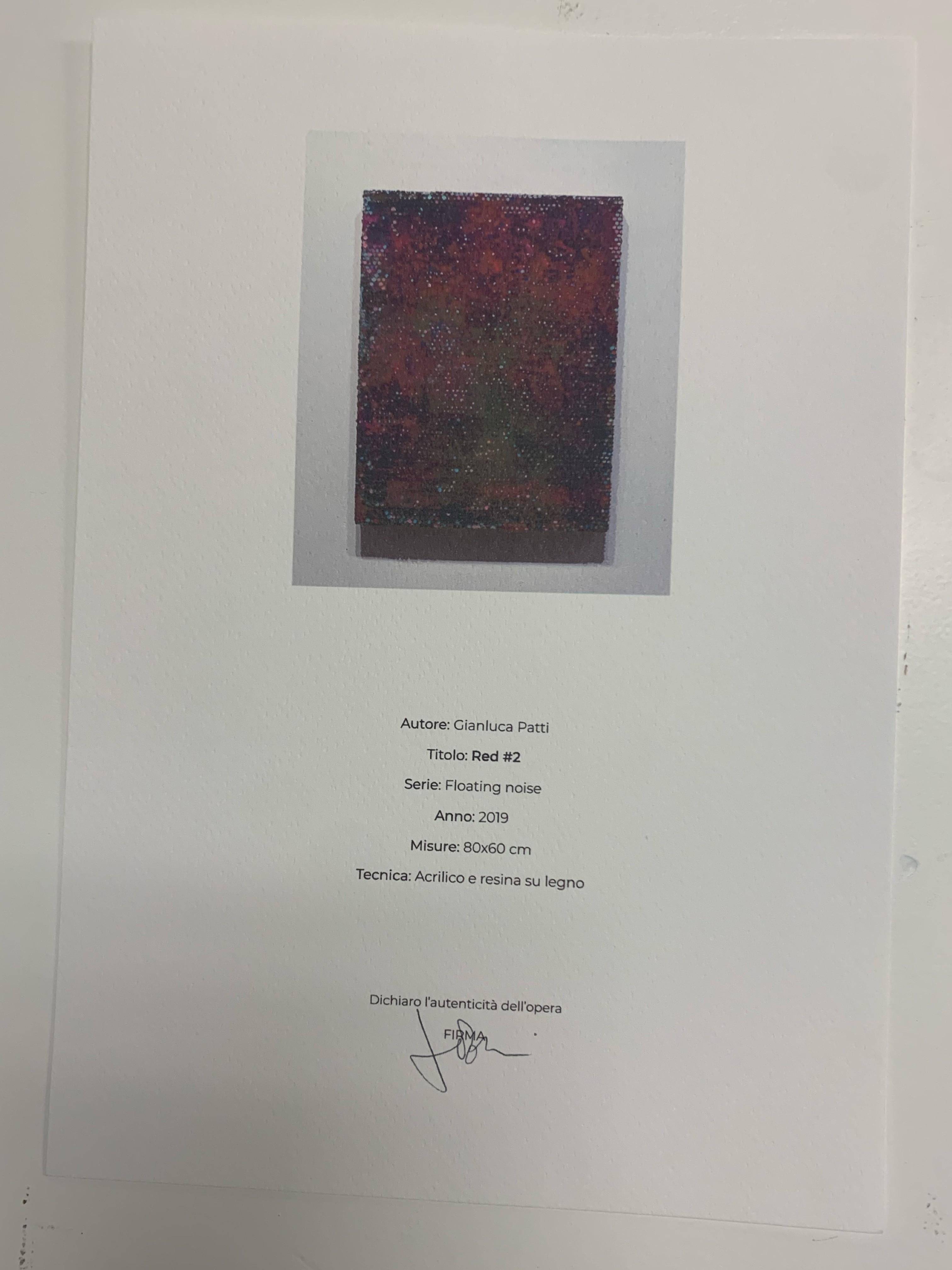 Red #2, Floating Noise Series For Sale 1