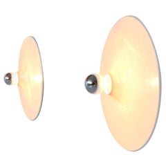 Vintage Gianluigi Gorgoni Disco Wall or Ceiling Lamps Stilnovo, Italy, 1970