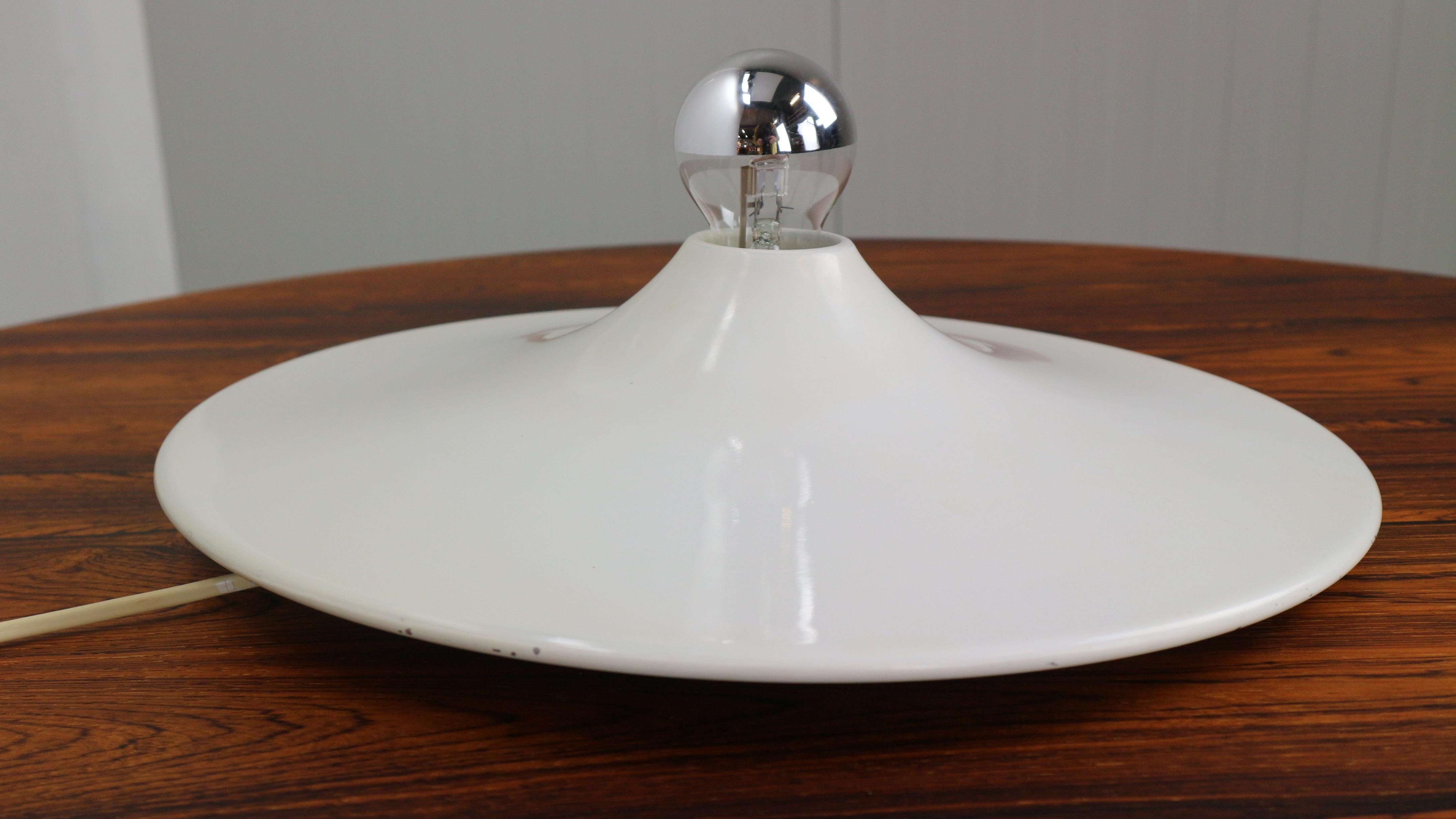 Gianluigi Gorgoni Model Disco Wall or Ceiling White Lamp for Stilnovo, 1970 5
