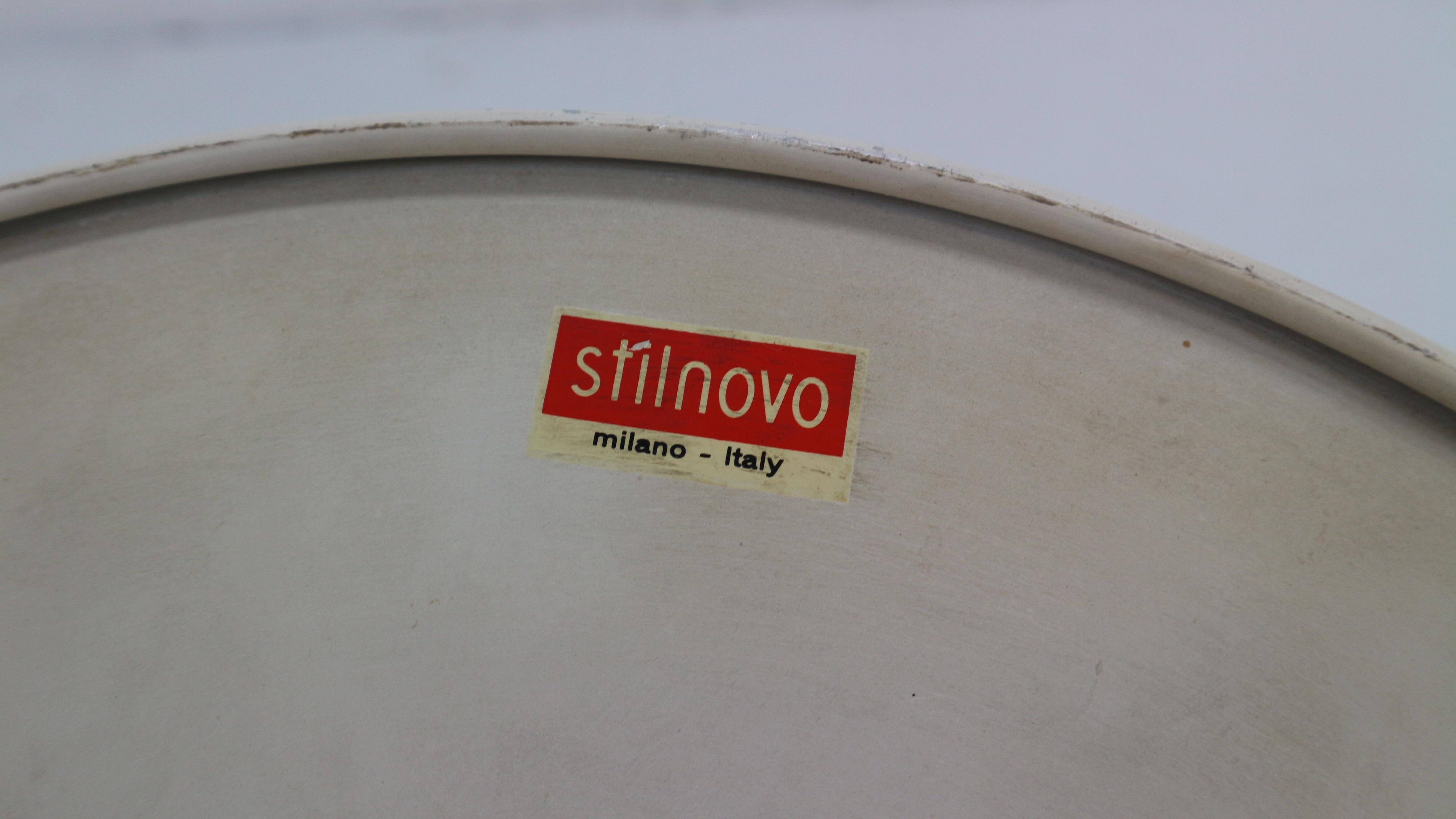 Gianluigi Gorgoni Model Disco Wall or Ceiling White Lamp for Stilnovo, 1970 11