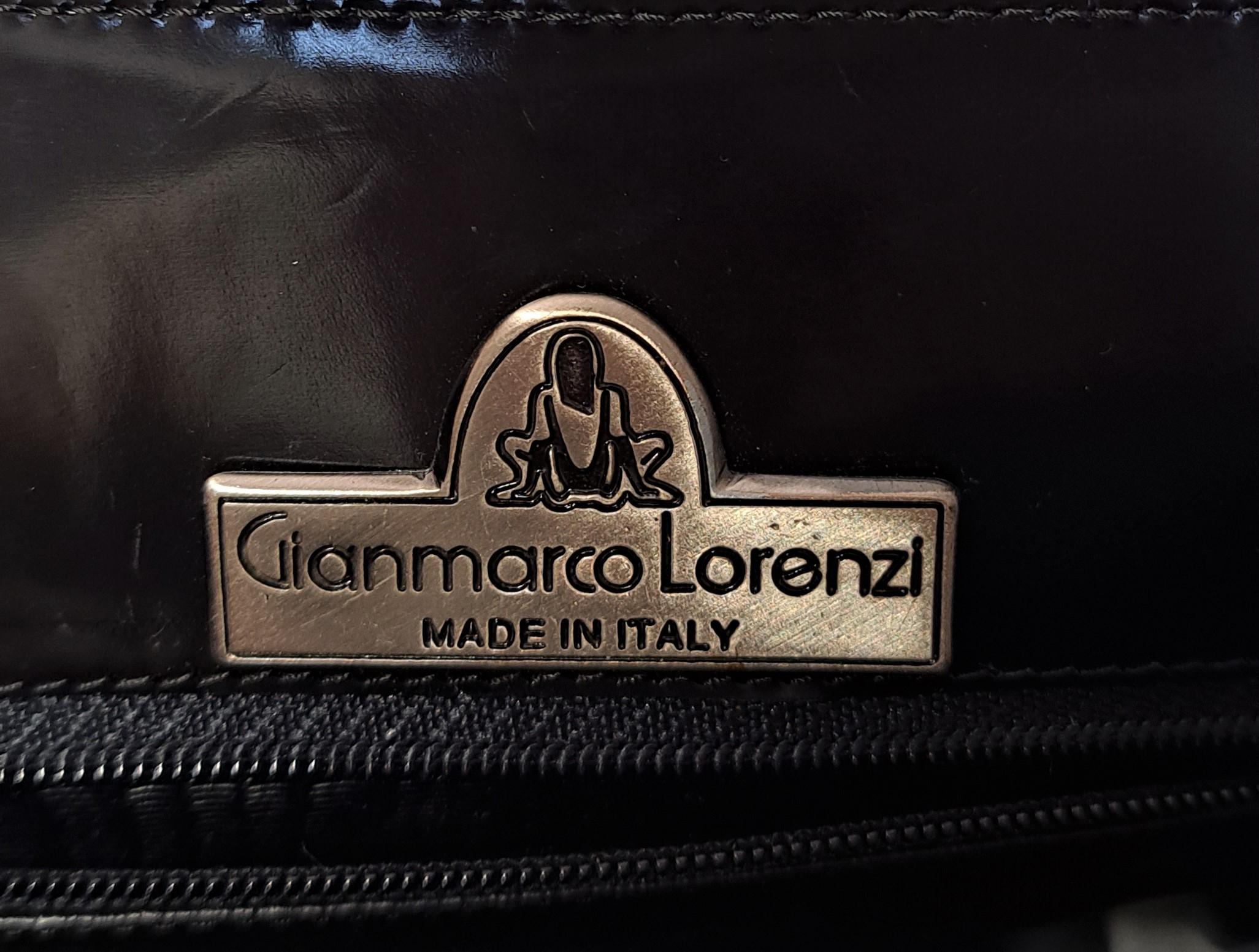 Gianmarco Lorenzi escarpins en cuir avec sac en cuir similaire, taille 40, 1996 en vente 10