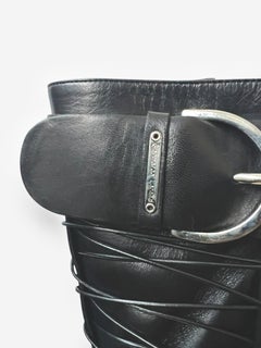 Gianmarco Lorenzi - Bottes en cuir noir