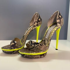 Gianmarco Lorenzi Sandali alti in pitone IT 37