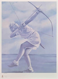 Archery – Lithographie von G. Montesano – 2008