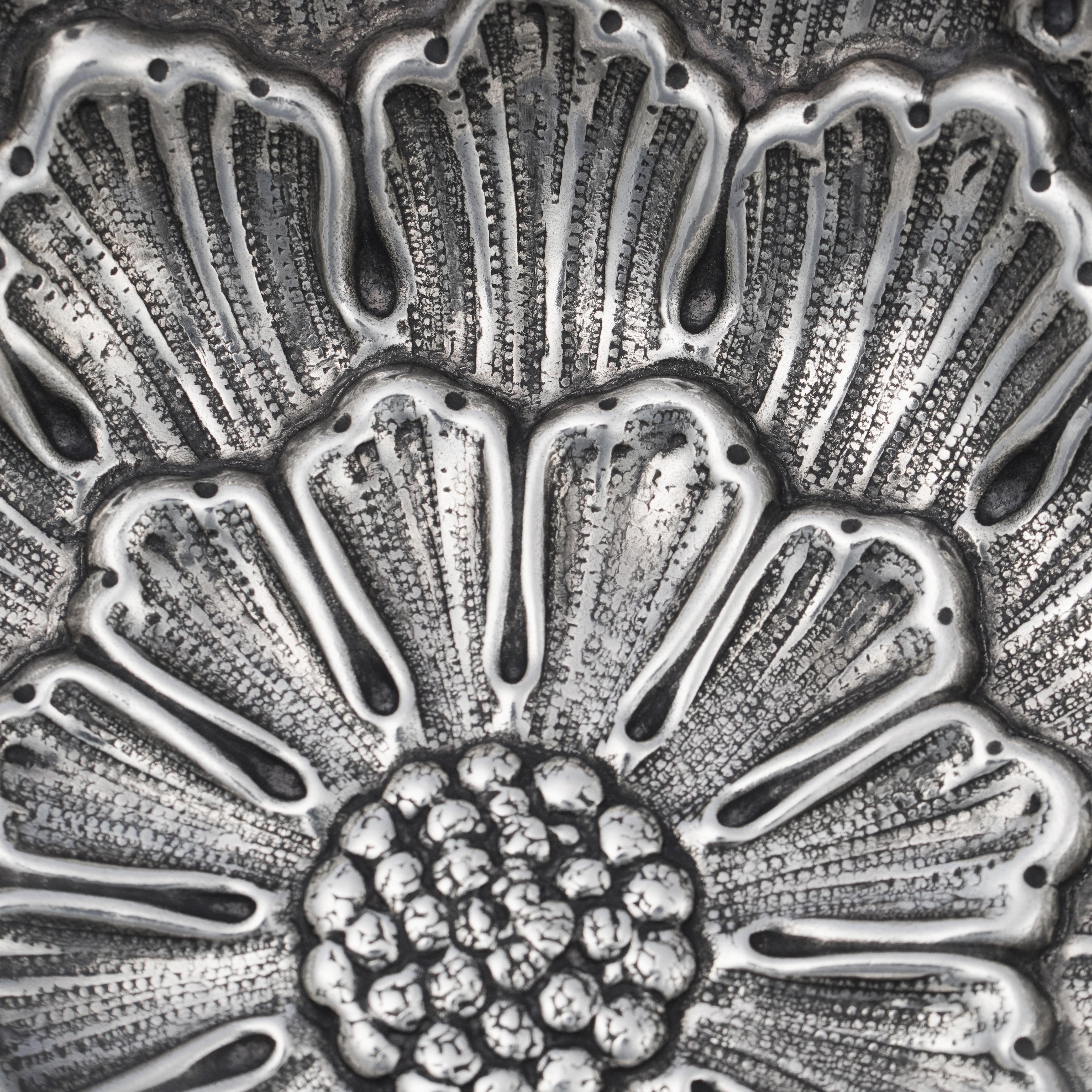 Gianmaria Buccellati 925 Sterling Silver Italian Dahlia Flower Dish 3