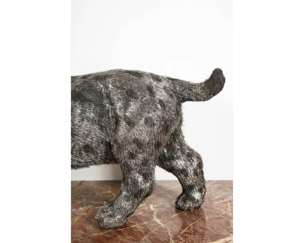 Gianmaria Buccellati, a Rare and Exceptional Italian Silver Bobcat For Sale 6