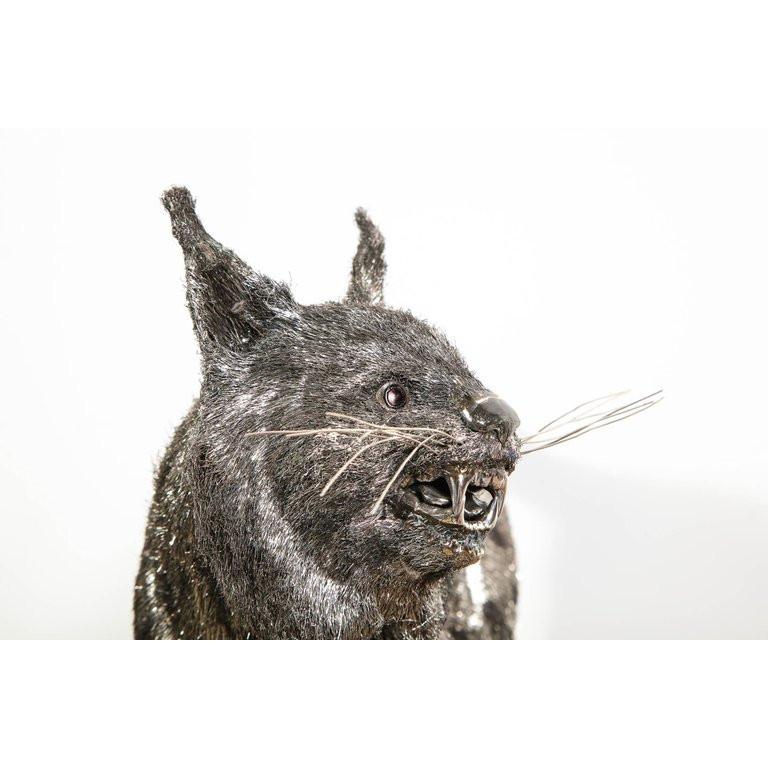 Gianmaria Buccellati, a Rare and Exceptional Italian Silver Bobcat For Sale 11