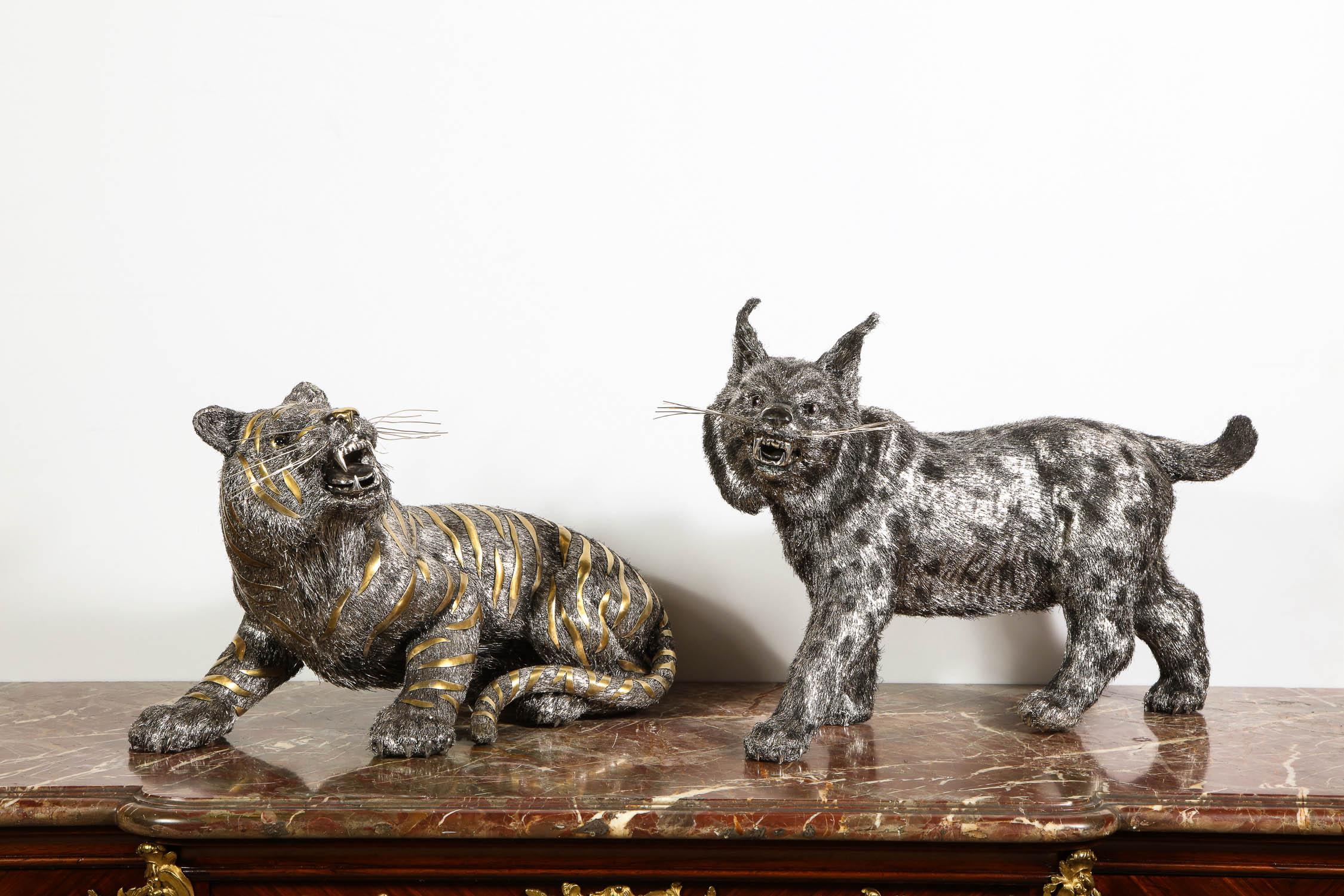 Gianmaria Buccellati, a Rare and Exceptional Italian Silver Bobcat 13