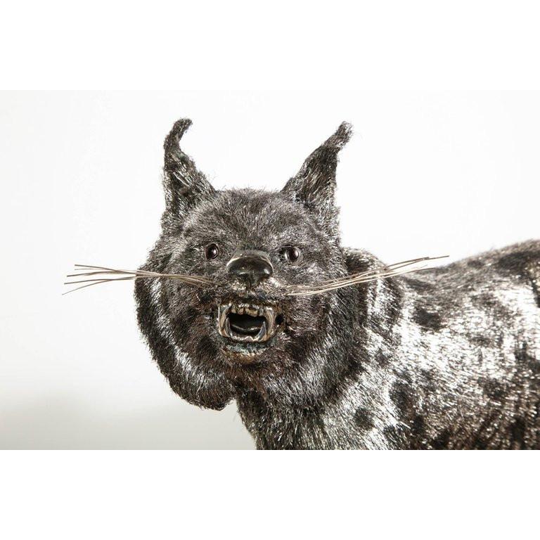 Gianmaria Buccellati, a Rare and Exceptional Italian Silver Bobcat For Sale 1