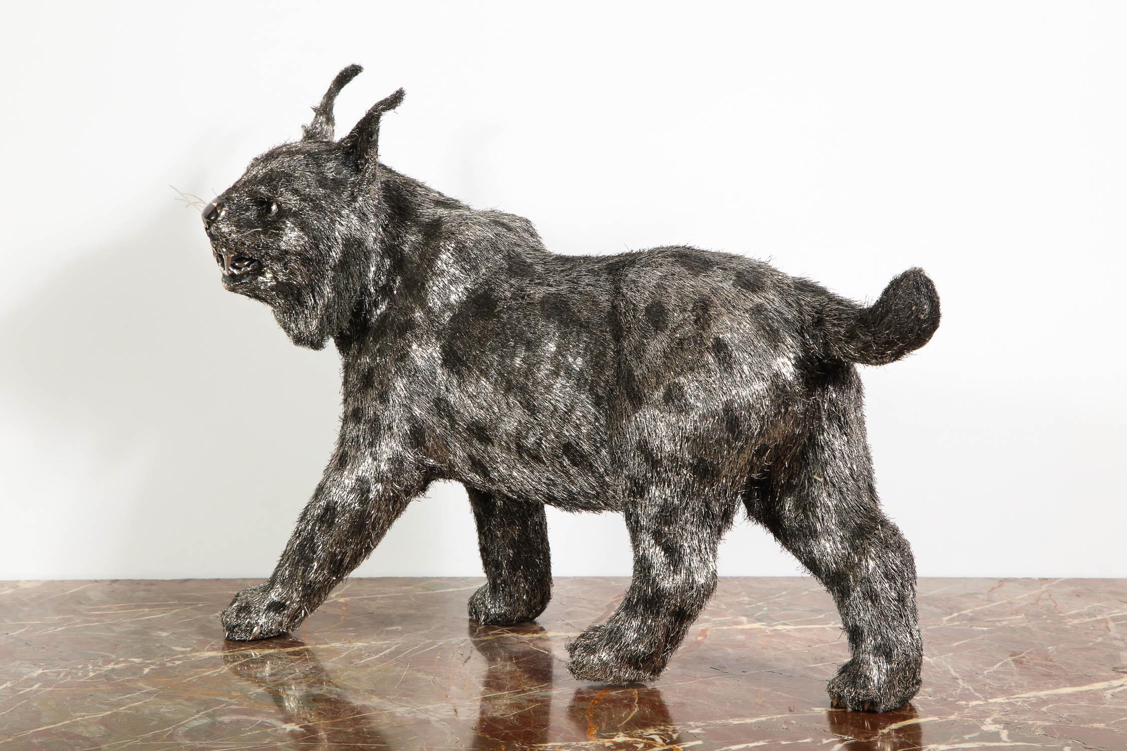 Gianmaria Buccellati, a Rare and Exceptional Italian Silver Bobcat 1