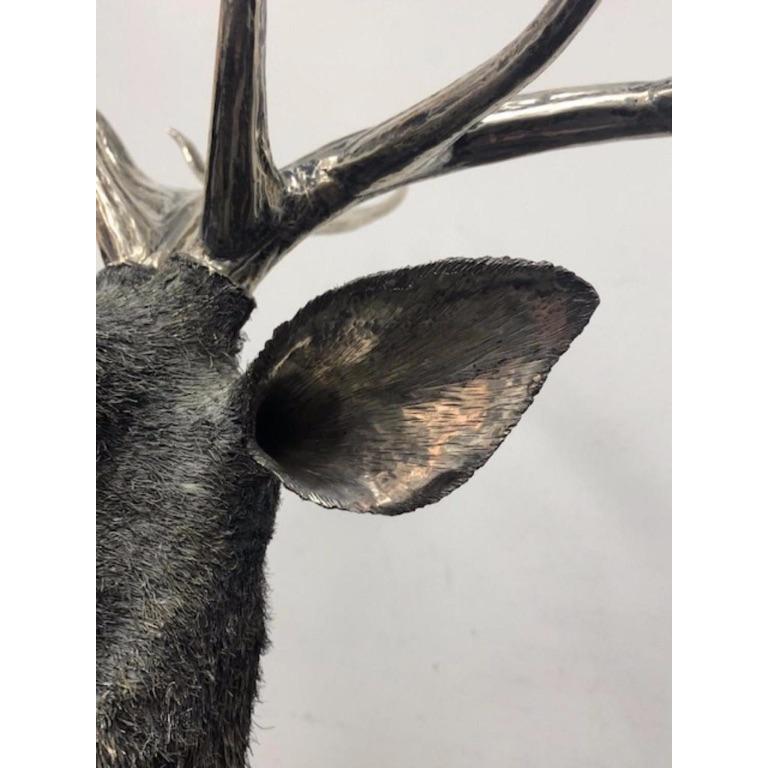 Gianmaria Buccellati, a Rare and Exceptional Italian Silver Deer Stag 6