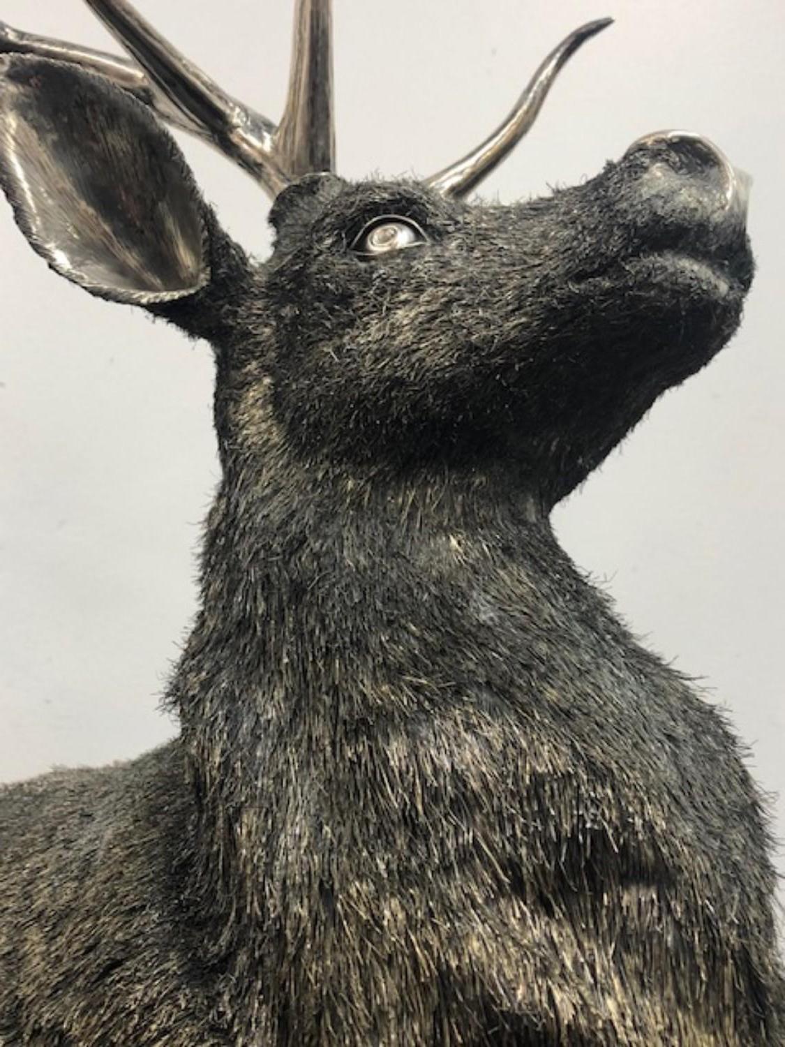 Gianmaria Buccellati, a Rare and Exceptional Italian Silver Deer Stag 4