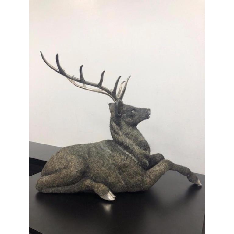 Gianmaria Buccellati, a Rare and Exceptional Italian Silver Deer Stag 9