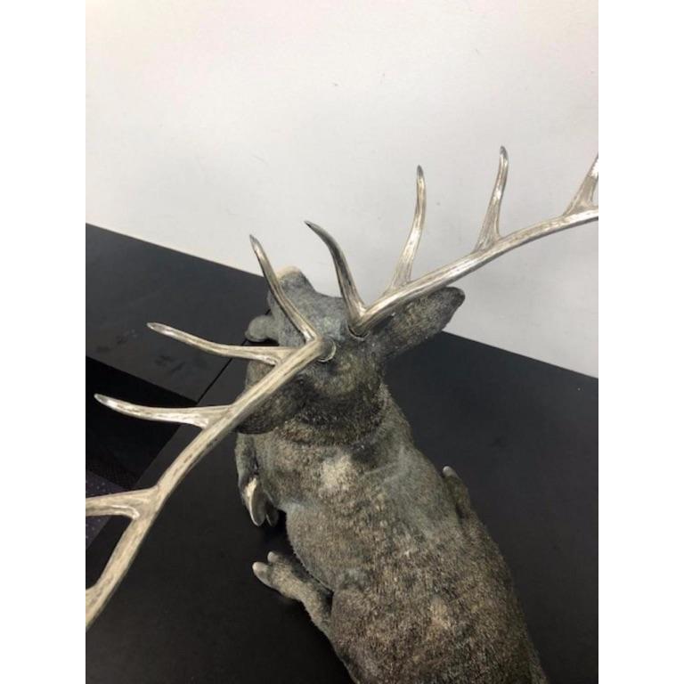 Gianmaria Buccellati, a Rare and Exceptional Italian Silver Deer Stag 15