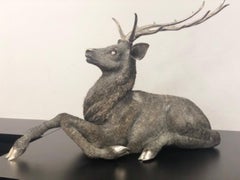 Gianmaria Buccellati, a Rare and Exceptional Italian Silver Deer Stag