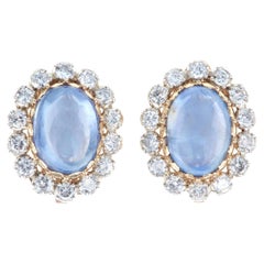 Gianmaria Buccellati Diamond and Sapphire Earrings