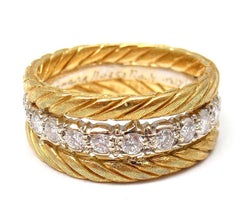 Gianmaria Buccellati Diamond Yellow & White Gold Ring