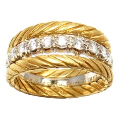 Gianmaria Buccellati Diamond Yellow & White Gold Ring