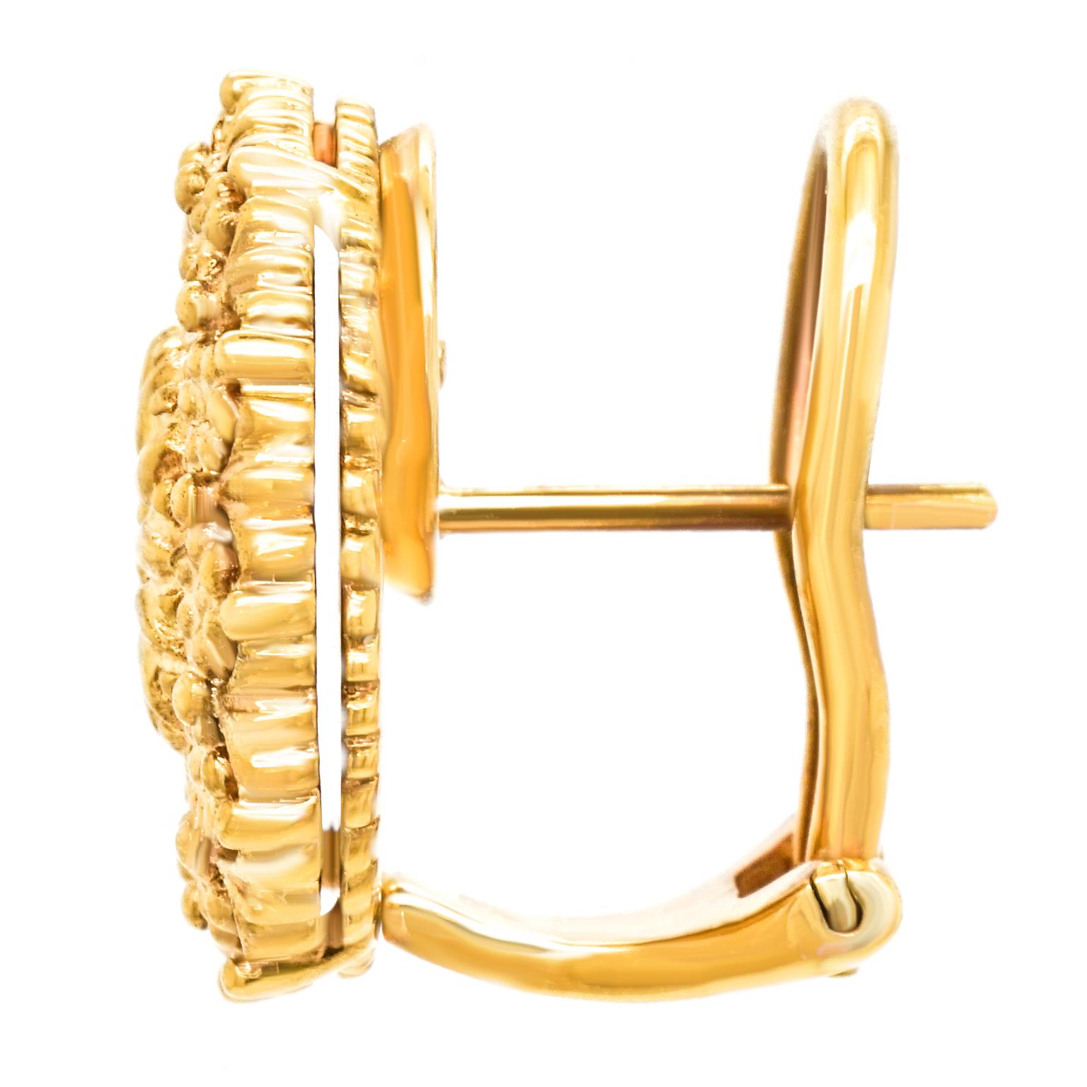 Women's or Men's Gianmaria Buccellati Gold Earrings