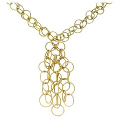 Gianmaria Buccellati Collier à trois gouttes en or jaune 18K Hawaii