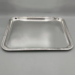 GIANMARIA BUCCELLATI Italienisches Sterlingsilber-Tablett im Stil Louis XVI