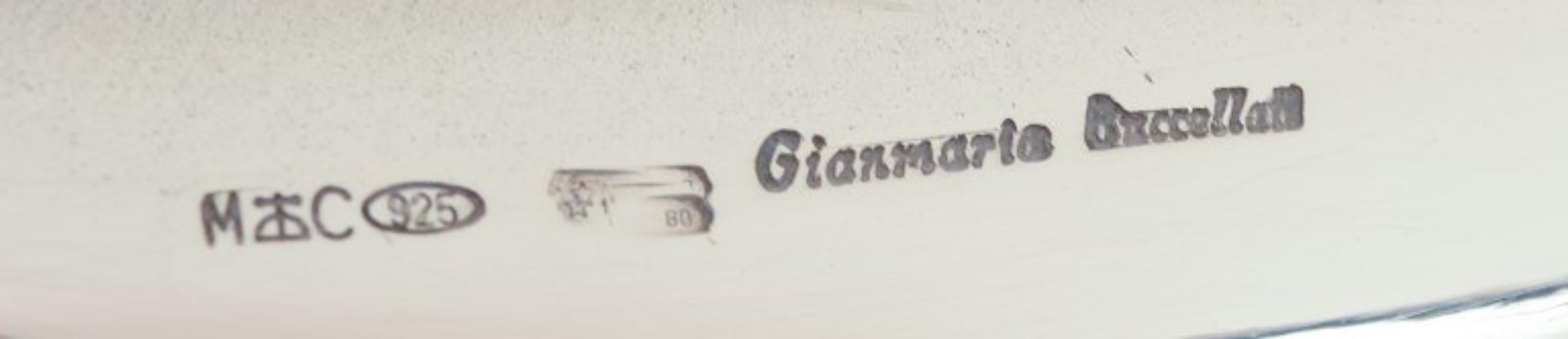 Gianmaria Buccellati, gran e impresionante plato de plata de ley. en venta 1