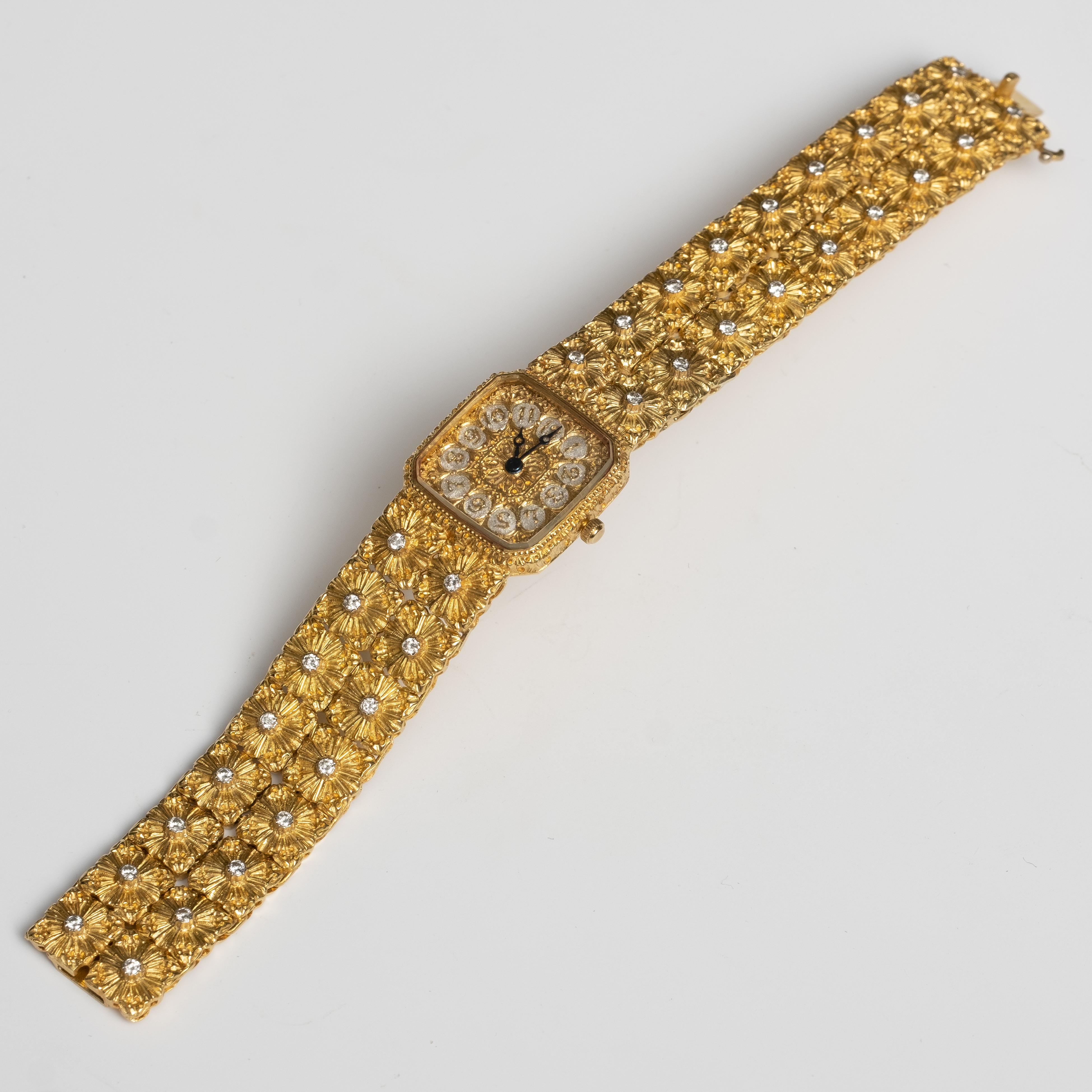 Gianmaria Buccellati Rare 18K Authentic Ladies Wristwatch In Excellent Condition For Sale In Kingston, NY