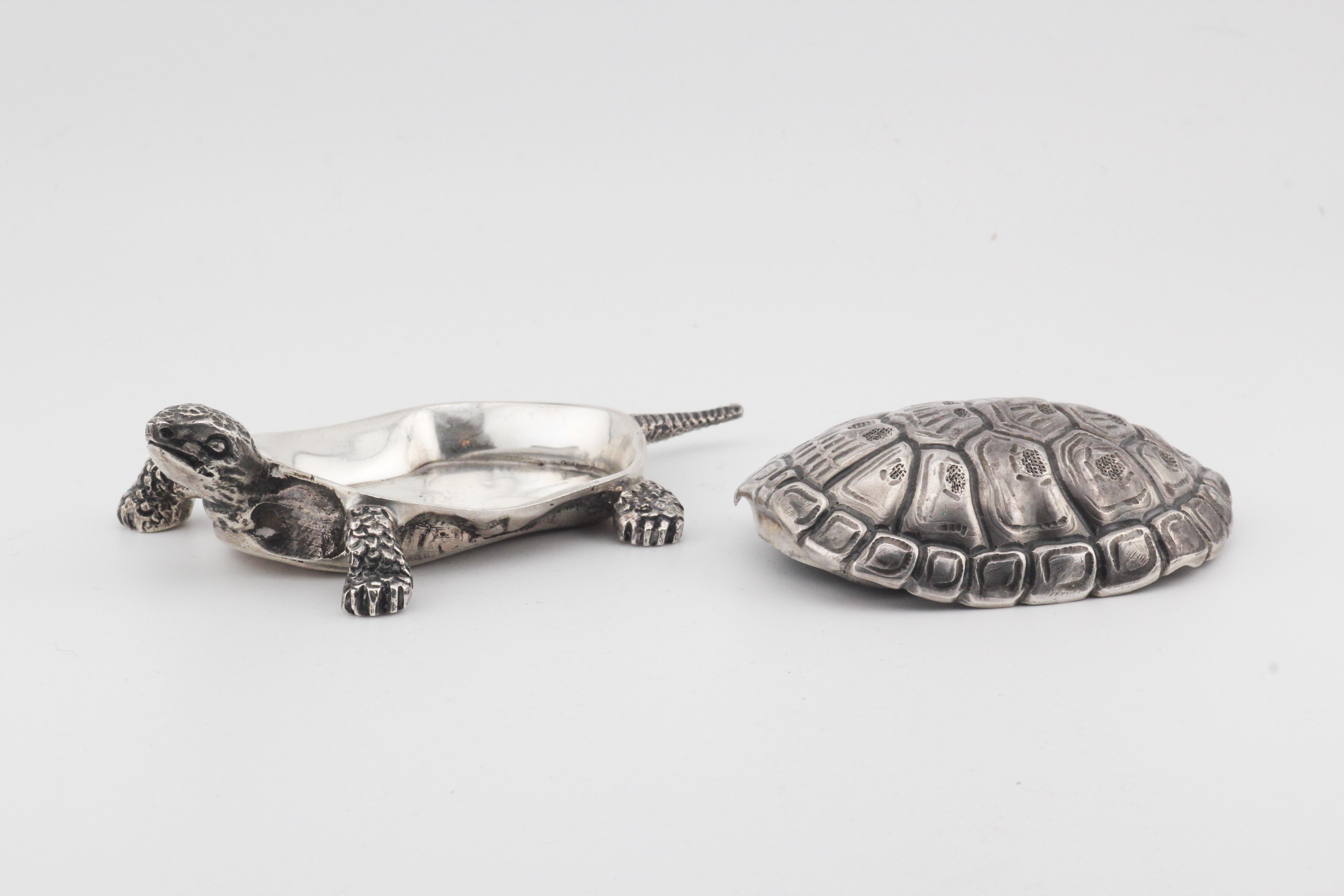 Gianmaria Buccellati Sterling Silver Turtle Box For Sale 5