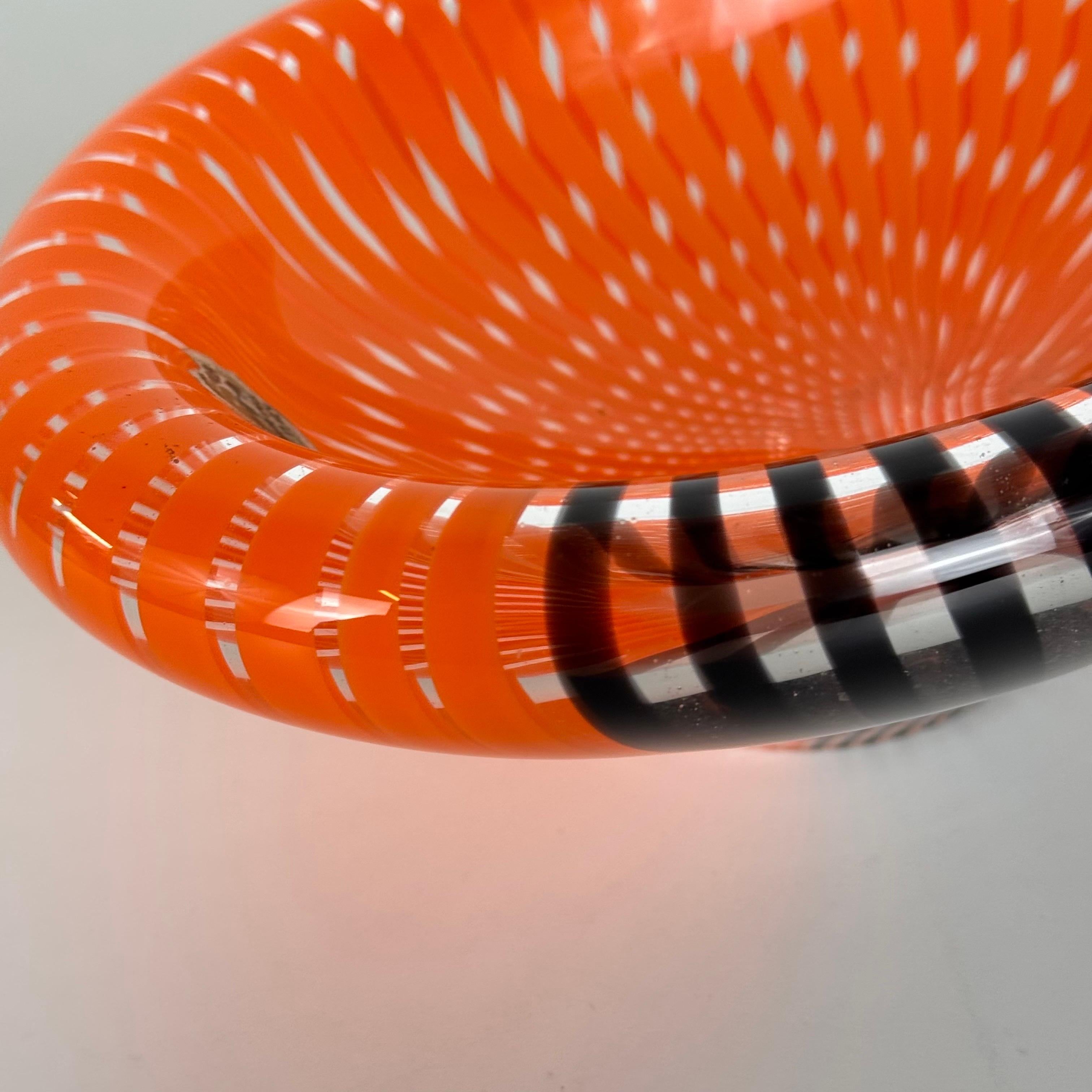 Gianmaria Potenza for La Murrina, Murano Glass Catch-All Bowl, 1970s In Good Condition For Sale In Bagnolo Mella, Brescia