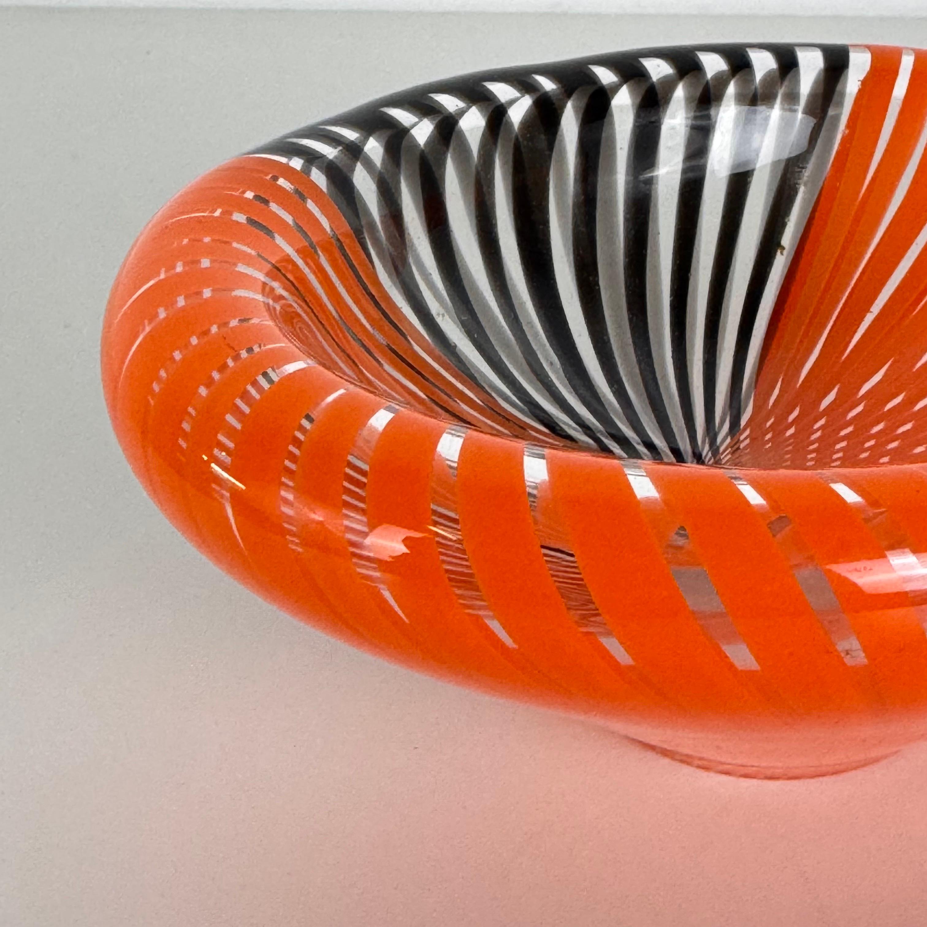 Art Glass Gianmaria Potenza for La Murrina, Murano Glass Catch-All Bowl, 1970s For Sale