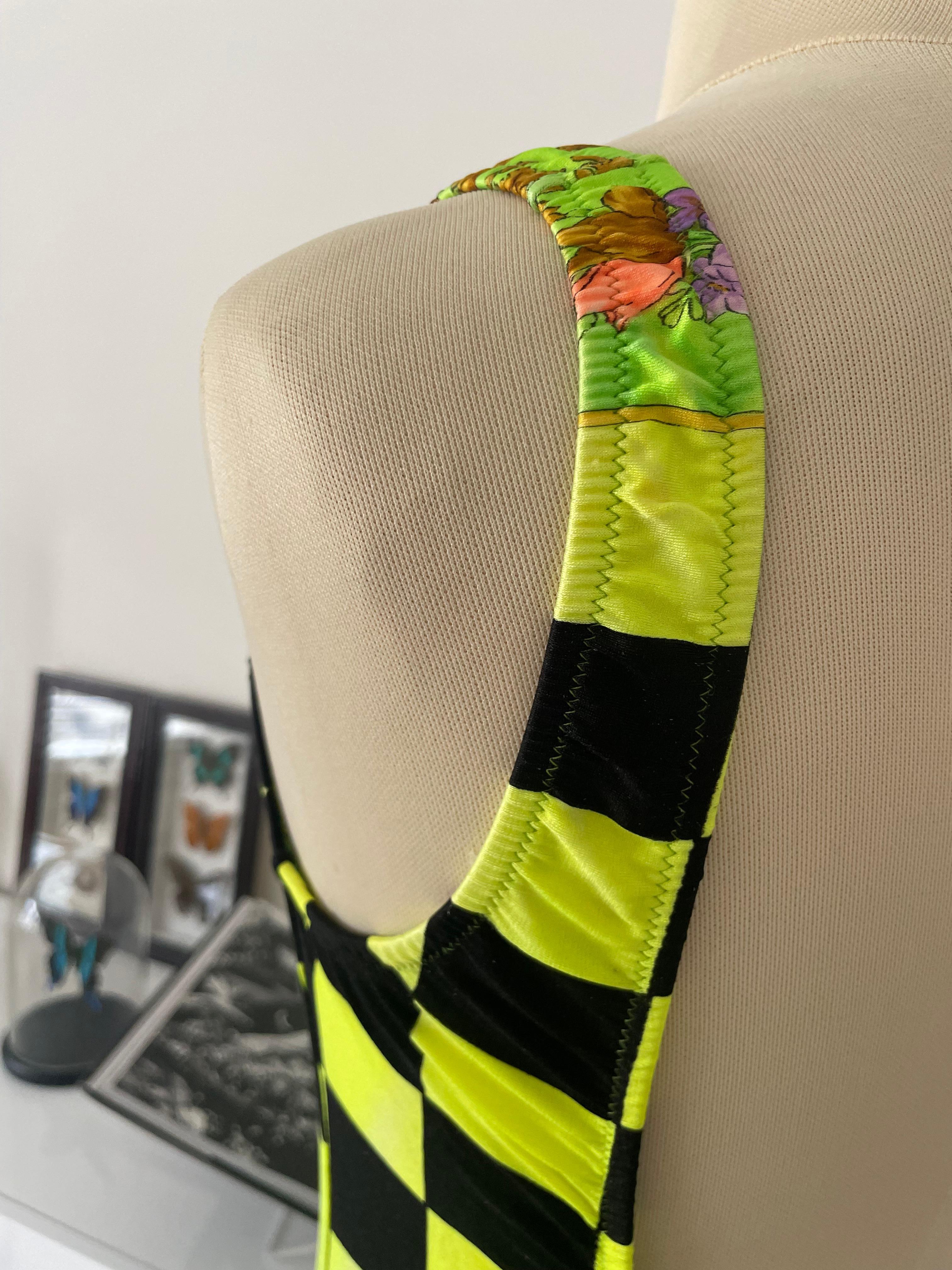 Gianne Versace Vintage 90s Swimsuit Bodysuit SS/1996 collectors item For Sale 5
