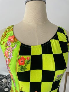 Gianne Versace Vintage 90s Swimsuit Bodysuit SS/1996 collectors item